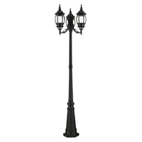 Outdoor Landscape Lighting LED 12V Low Voltage Frontenac Medium Base 3 Light Bulb Socket Outdoor 3 Head Post 84