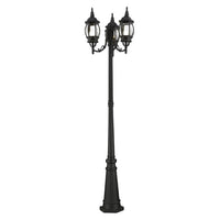 Outdoor Landscape Lighting LED 12V Low Voltage Frontenac Medium Base 3 Light Bulb Socket Outdoor 3 Head Post 84
