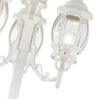 Outdoor Landscape Lighting LED 12V Low Voltage Frontenac Medium Base 4 Light Bulb Socket Outdoor 4 Head Post 93