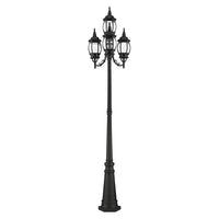 Outdoor Landscape Lighting LED 12V Low Voltage Frontenac Medium Base 4 Light Bulb Socket Outdoor 4 Head Post 93