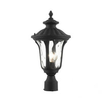 Outdoor Landscape Lighting LED 12V Low Voltage Oxford Medium Base 1 Light Bulb Socket Small Outdoor Post Top Lantern 15.5