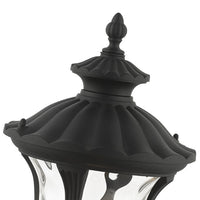 Outdoor Landscape Lighting LED 12V Low Voltage Oxford Medium Base 1 Light Bulb Socket Small Outdoor Post Top Lantern 15.5