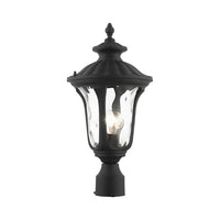 Outdoor Landscape Lighting LED 12V Low Voltage Oxford Medium Base 1 Light Bulb Socket Small Outdoor Post Top Lantern 15.5
