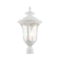 Outdoor Landscape Lighting LED 12V Low Voltage Oxford Candelabra Base 3 Light Bulb Socket Large Outdoor Post Top Lantern 22