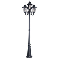 Outdoor Landscape Lighting LED 12V Low Voltage Oxford Medium Base 4 Light Bulb Socket Outdoor 4 Head Post 93
