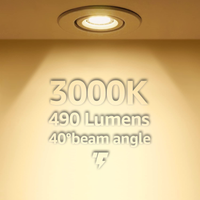 Outdoor Landscape Lighting LED 12V Low Voltage 6-Pack MR16 7W 12V Low Voltage LED Bulbs 490LM Dimmable Energy Saving Waterproof Light CE & RoHS Certified 3000K Warm White