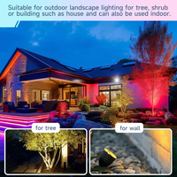 Outdoor Landscape Lighting LED 12V Low Voltage RGBCW MR16 6W Smart WIFI Bluetooth Control LED Light Bulb 2 and 6 Pack, Energy Saving RGBCW Color Changing 2700K-6500K 12V Outdoor LED Bulb Compatible with Alexa and Google Assistant
