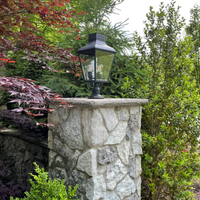 Outdoor Landscape Lighting LED 12V Low Voltage Dumont 3 Light Outdoor Post Light 12