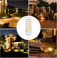 Outdoor Landscape Lighting LED 12V Low Voltage 6-Pack 6W G4 12V AC/DC 2700K 600LM Non-Dimmable SMD Bi Pin LED Capsule Bulb Energy Efficient Light Package