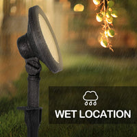 Outdoor Landscape Lighting LED 12V Low Voltage ALF01 4-Pack 7.4W 430LM LED Landscape Lighting, Die-Cast Aluminum Wall Wash Spot Light