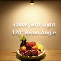 Outdoor Landscape Lighting LED 12V Low Voltage 6-Pack MR16 5W 120V GU5.3 LED Bulbs Dimmable Energy Saving Light 120 Degree Beam Angle Line Voltage