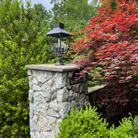 Outdoor Landscape Lighting LED 12V Low Voltage Dumont 3 Light Outdoor Post Light 12