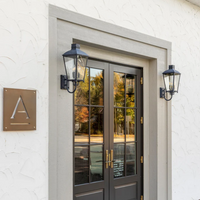 Outdoor Landscape Lighting LED 12V Low Voltage Dumont 3 Light Outdoor Sconce 9.25