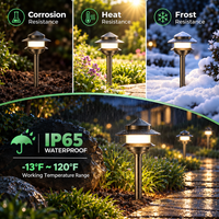 Outdoor Landscape Lighting LED 12V Low Voltage ALP73 LED Two-Tier Pagoda Solid Brass Pathway Lights Package – 12V Low Voltage Outdoor Landscape Path Lighting