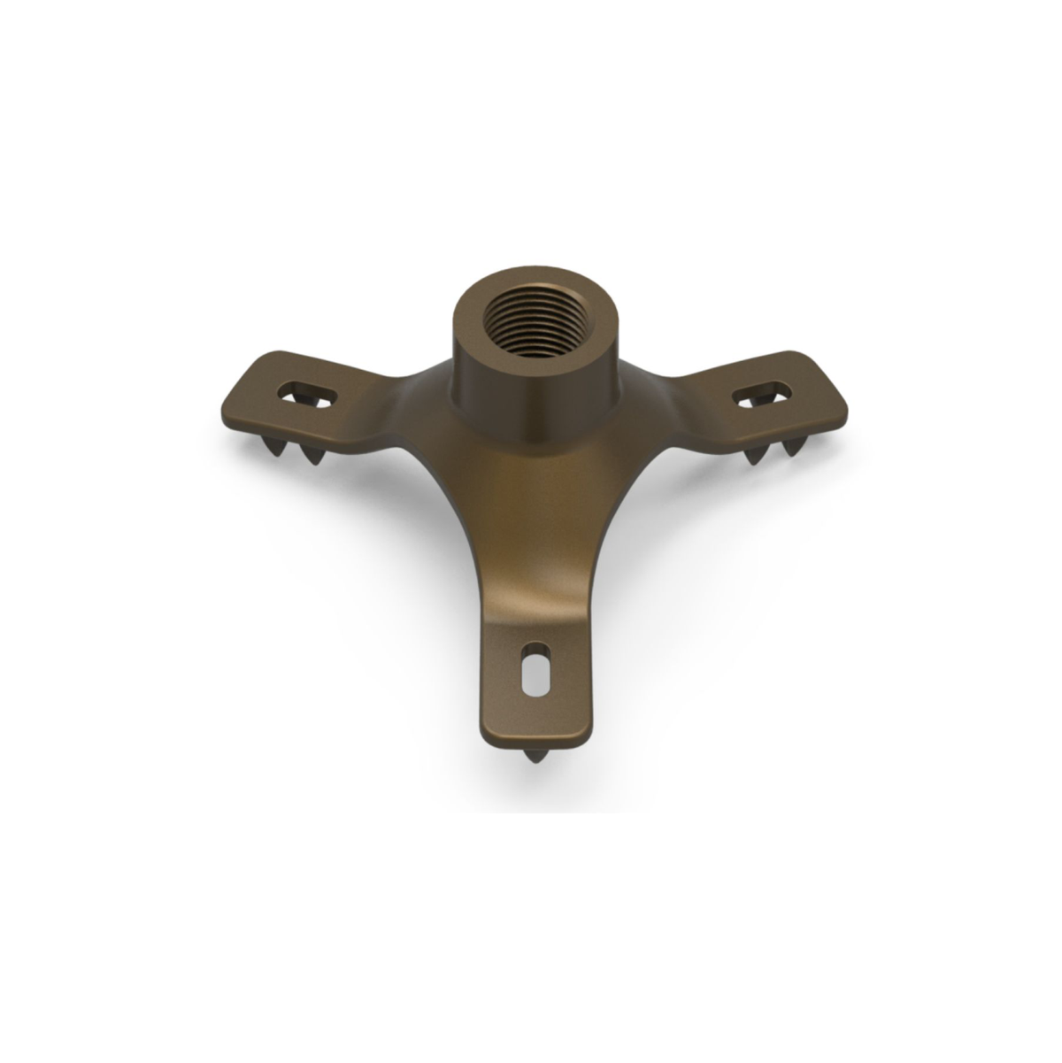 Outdoor Landscape Lighting LED 12V Low Voltage A02 Brass Surface Mount Y Bracket for Landscape Lighting Fixture