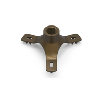 Outdoor Landscape Lighting LED 12V Low Voltage A02 Brass Surface Mount Y Bracket for Landscape Lighting Fixture