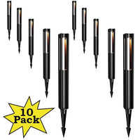 Outdoor Landscape Lighting LED 12V Low Voltage ALP53 6, 10 and 12-Pack Low Voltage Aluminum Pathway Lights Package Cast Aluminum, 3W 12V AC/DC LED Walkway Lighting 10 Pack