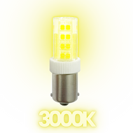 BA15S 5W Bayonet Style LED Capsule 12V Low Voltage Energy Efficient 1156 Light Bulb - 3000K Warm White / Single
