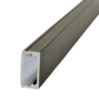 Outdoor Landscape Lighting LED 12V Low Voltage BN252 Rectangular Surface Mounted 8 ft Aluminum Channel 10 Pack for 0.43