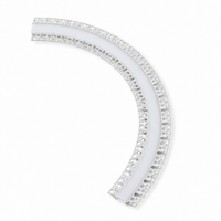 Outdoor Landscape Lighting LED 12V Low Voltage BN5616 Plaster In 8 ft Bendable Aluminum Channel 2.04