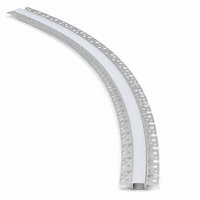 Outdoor Landscape Lighting LED 12V Low Voltage BN5616 Plaster In 8 ft Bendable Aluminum Channel 2.04