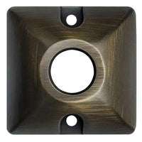 Outdoor Landscape Lighting LED 12V Low Voltage BP2 Brass Tree Mount Rectangular Bracket for Landscape Lighting Fixture