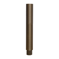 BPE - Brass Post Extension 6", 12" or 24" for Brass Path/Spot Light Fixtures - 6" / Natural Brass
