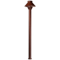 Outdoor Landscape Lighting LED 12V Low Voltage KL303 4x/8x/12x Package 12V AC/DC Aluminum Low Voltage Landscape Lighting Small Hat Mushroom Path Light 3W 2700K Bulb