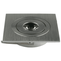 Outdoor Landscape Lighting LED 12V Low Voltage CB06 4x/8x/12x Package 1.5W DC12V Low Voltage Dimmable Recessed Square Cast Aluminum LED Puck Light Cabinet Downlighting 3000K or 5000K