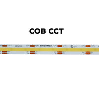 Outdoor Landscape Lighting LED 12V Low Voltage SLD07 Dotless Linear LED Tunable CCT (2700K-6500K) 4.5W/ft for 10mm COB Strip Lights Low Voltage DC24V Tape Light