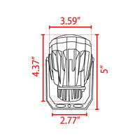 Outdoor Landscape Lighting LED 12V Low Voltage CD12 12W AC12V Low Voltage 3000K Warm White LED Outdoor Aluminum Spotlight Directional Narrow Beam Angle Lighting