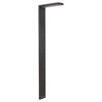 Outdoor Landscape Lighting LED 12V Low Voltage CDPS58 3W Stainless Steel Directional 12V Low Voltage Pathway Light LED Bollard Landscape Lighting Black