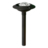 Outdoor Landscape Lighting LED 12V Low Voltage CDPA52 3W 12V AC/DC 3000K Warm White Integrated LED Aluminum Low Voltage Landscape Lighting 3 Tier Pagoda Path Light