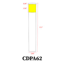 Outdoor Landscape Lighting LED 12V Low Voltage CDPA62 3W 12V Low Voltage LED Linear Bollard Landscape Light Garden Aluminum Path Light