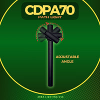 Outdoor Landscape Lighting LED 12V Low Voltage CDPA70 4x/8x/12x Package 3W 3000K Warm White Integrated LED Aluminum Adjustable Directional Bollard Path Light 12V Low Voltage Outdoor Landscape Lighting