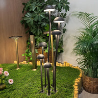 Outdoor Landscape Lighting LED 12V Low Voltage CDPA71 4x/8x/12x Package Mushroom Aluminum 3000K Warm White Integrated LED 12V Low Voltage Path Light