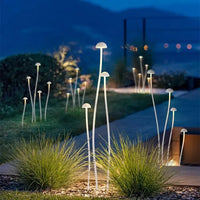 Outdoor Landscape Lighting LED 12V Low Voltage CDPA71 4x/8x/12x Package Mushroom Aluminum 3000K Warm White Integrated LED 12V Low Voltage Path Light