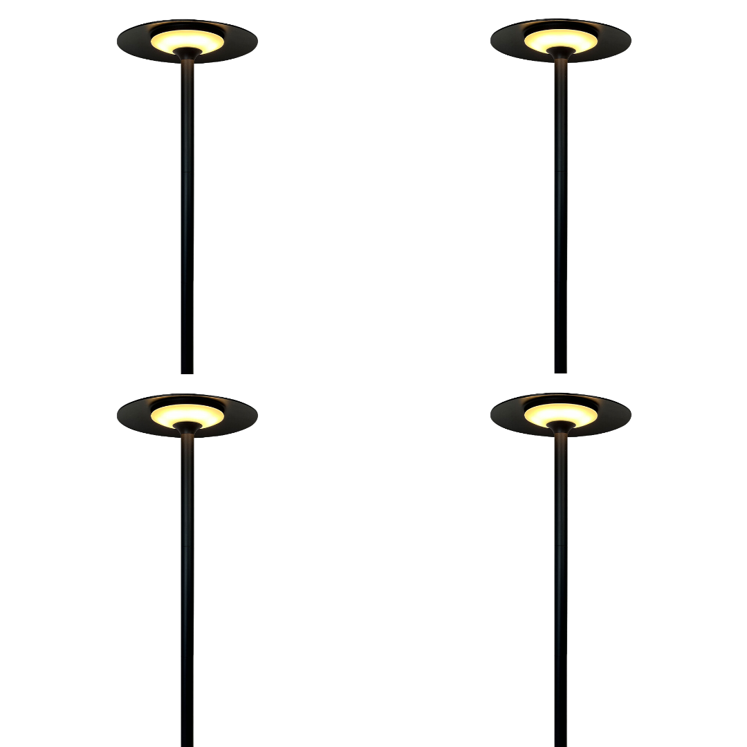 Outdoor Landscape Lighting LED 12V Low Voltage CDPA73 4x/8x/12x Package 6W 3000K Heavy Duty Cast Aluminum Adjustable LED 12V Low Voltage Outdoor Landscape Path Light 4 Pack