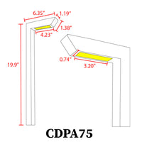 Outdoor Landscape Lighting LED 12V Low Voltage CDPA75 Heavy Duty Cast Aluminum 5W LED Outdoor Landscape 3CCT Path Light