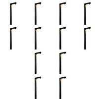 Outdoor Landscape Lighting LED 12V Low Voltage CDPA75 4x/8x/12x Package 5W Heavy Duty Cast Aluminum LED 12V Low Voltage Outdoor Landscape 3 Customizable Color Temperature Path Light 12 Pack
