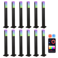 Outdoor Landscape Lighting LED 12V Low Voltage CDPAR60 4x/8x/12x Package 12V Low Voltage RGBWC LED Bollard Landscape Light | Aluminum Path Light 12 Pack