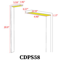 Outdoor Landscape Lighting LED 12V Low Voltage CDPS58 4x/8x/12x Package 3W Stainless Steel Directional Pathway Light LED Bollard Landscape Lighting