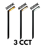 Outdoor Landscape Lighting LED 12V Low Voltage CDPSR59 4x/8x/12x Package Wi-Fi Smart RGBCW 3W Stainless Steel Directional 12V Low Voltage Pathway Light LED Bollard Landscape Lighting