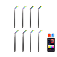 Outdoor Landscape Lighting LED 12V Low Voltage CDPSR59 4x/8x/12x Package Wi-Fi Smart RGBCW 3W Stainless Steel Directional 12V Low Voltage Pathway Light LED Bollard Landscape Lighting
