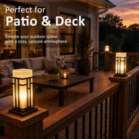 Outdoor Landscape Lighting LED 12V Low Voltage CPLA18 High Voltage Outdoor Frosted Glass Lamp Post Lantern for 6