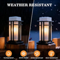 Outdoor Landscape Lighting LED 12V Low Voltage CPLA18 High Voltage Outdoor Frosted Glass Lamp Post Lantern for 6