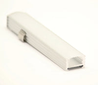 Outdoor Landscape Lighting LED 12V Low Voltage BN250 Rectangular Surface Mounted 8 ft Aluminum Channel 10 Pack for 0.46