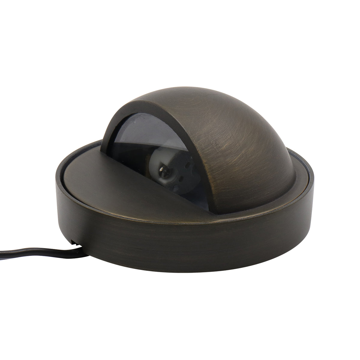 Outdoor Landscape Lighting LED 12V Low Voltage DL01B with G4 3W 2700K 4x/8x/12x Package Solid Brass Round Surface Mount Deck Light Low Voltage Landscape Lighting