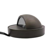 Outdoor Landscape Lighting LED 12V Low Voltage DL01B with G4 3W 2700K 4x/8x/12x Package Solid Brass Round Surface Mount Deck Light Low Voltage Landscape Lighting