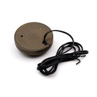 Outdoor Landscape Lighting LED 12V Low Voltage DL02B G4 Solid Brass Round Surface Mount Grilled Deck Light Low Voltage Landscape Lighting